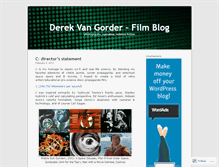 Tablet Screenshot of derekvg.wordpress.com