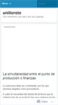 Mobile Screenshot of anilloroto.wordpress.com
