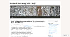 Desktop Screenshot of christianbiblestudybooks.wordpress.com