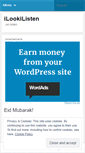 Mobile Screenshot of ilookilisten.wordpress.com