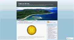 Desktop Screenshot of createyourlifenow.wordpress.com