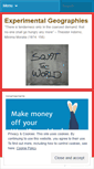 Mobile Screenshot of experimentalgeographies.wordpress.com