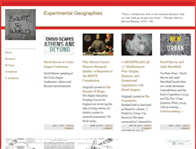 Tablet Screenshot of experimentalgeographies.wordpress.com