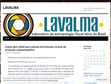 Tablet Screenshot of lavalma.wordpress.com