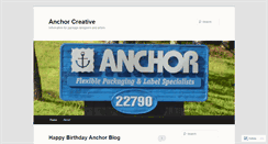 Desktop Screenshot of anchorprinting.wordpress.com