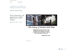 Tablet Screenshot of abrasho.wordpress.com
