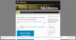 Desktop Screenshot of mismisterios.wordpress.com