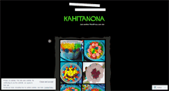 Desktop Screenshot of kahitanona.wordpress.com