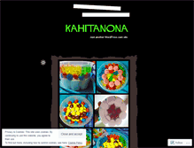 Tablet Screenshot of kahitanona.wordpress.com