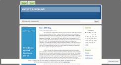 Desktop Screenshot of futeyg.wordpress.com