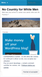 Mobile Screenshot of nocountryforwhitemen.wordpress.com