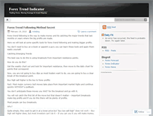 Tablet Screenshot of forextrendindicator.wordpress.com