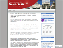 Tablet Screenshot of brandonassociatesllc.wordpress.com