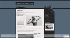 Desktop Screenshot of ideoscript.wordpress.com