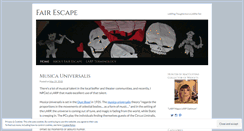Desktop Screenshot of fairescape.wordpress.com