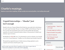Tablet Screenshot of musingsofcdw.wordpress.com