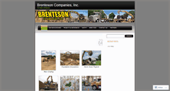 Desktop Screenshot of brentesoncompanies.wordpress.com