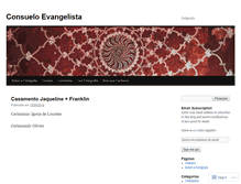 Tablet Screenshot of consueloevangelista.wordpress.com