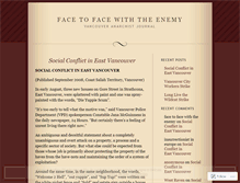 Tablet Screenshot of facetofacewiththeenemy.wordpress.com