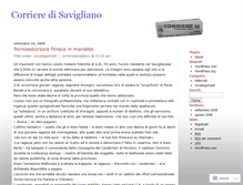 Tablet Screenshot of corrieresavigliano.wordpress.com