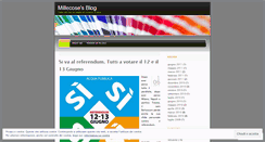 Desktop Screenshot of millecose.wordpress.com