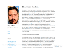 Tablet Screenshot of faledetudo.wordpress.com