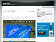 Tablet Screenshot of garysskidoo.wordpress.com