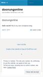 Mobile Screenshot of doonungonline.wordpress.com