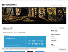 Tablet Screenshot of doonungonline.wordpress.com