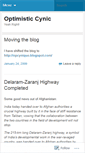 Mobile Screenshot of cynique.wordpress.com