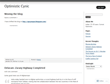Tablet Screenshot of cynique.wordpress.com