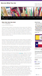 Mobile Screenshot of becomewhatyouare.wordpress.com