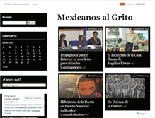 Tablet Screenshot of mexicanosalgrito.wordpress.com