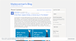 Desktop Screenshot of madeoverman.wordpress.com