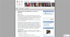 Desktop Screenshot of bibliotheekbrugge.wordpress.com