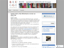 Tablet Screenshot of bibliotheekbrugge.wordpress.com