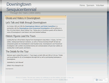 Tablet Screenshot of downingtown150.wordpress.com
