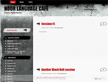 Tablet Screenshot of noorlanguagecafe.wordpress.com