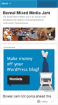 Mobile Screenshot of borealjam.wordpress.com