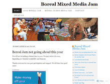 Tablet Screenshot of borealjam.wordpress.com