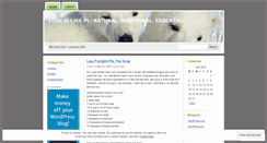 Desktop Screenshot of loveislikepi.wordpress.com