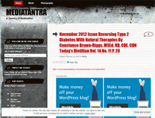 Tablet Screenshot of mediatantra.wordpress.com