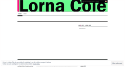 Desktop Screenshot of lornacole.wordpress.com