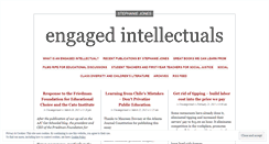 Desktop Screenshot of engagedintellectual.wordpress.com