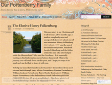Tablet Screenshot of fortenberry.wordpress.com