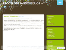 Tablet Screenshot of frootloopsandcheerios.wordpress.com