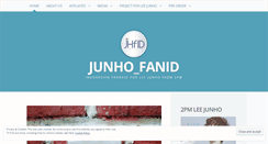 Desktop Screenshot of junhofanid.wordpress.com