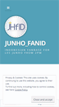 Mobile Screenshot of junhofanid.wordpress.com