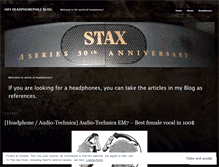 Tablet Screenshot of headphonehifi.wordpress.com