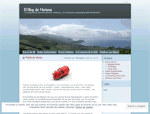 Tablet Screenshot of marianabarrancos.wordpress.com